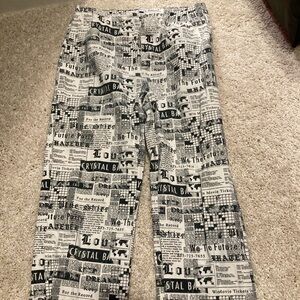 urban outfitters newspaper pants